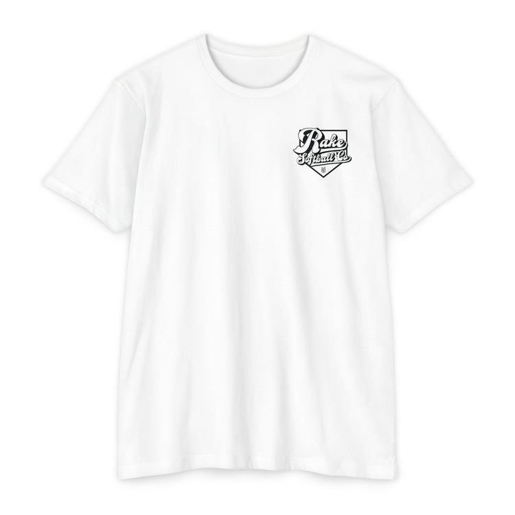 Rake Softball Co. Tee - Rake Baseball Company - RAKE BASEBALL | BASEBALL T-SHIRT | BASEBALL CLOTHING | GOOD VIBES ONLY