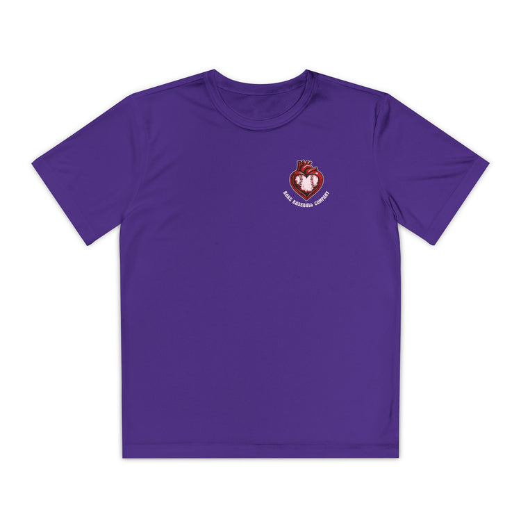 Kids True Amor Baseball Dry Fit Tee - Rake Baseball Company - RAKE BASEBALL | BASEBALL T-SHIRT | BASEBALL CLOTHING | GOOD VIBES ONLY