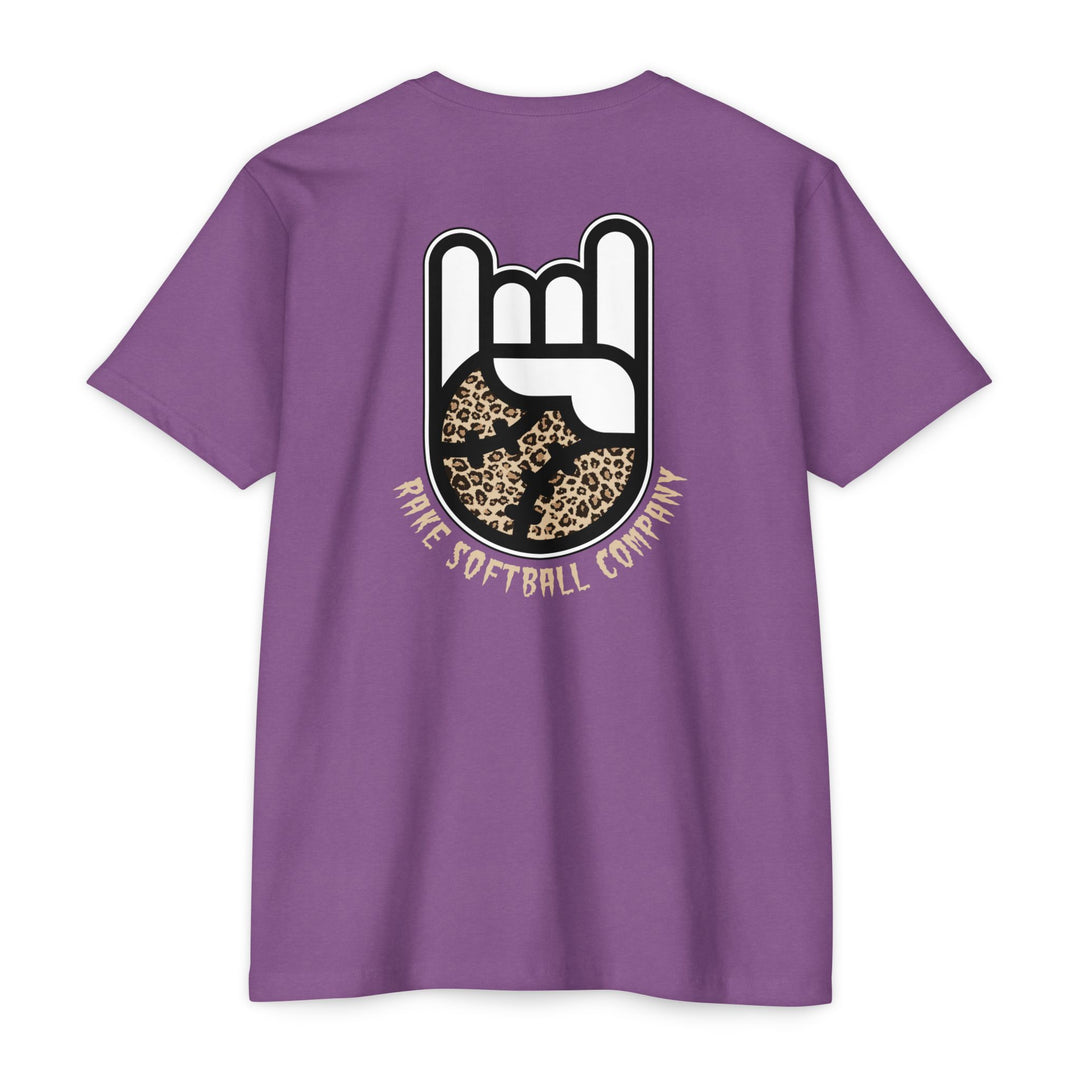 Rake Softball Cheetah Tee - Rake Baseball Company - RAKE BASEBALL | BASEBALL T-SHIRT | BASEBALL CLOTHING | GOOD VIBES ONLY