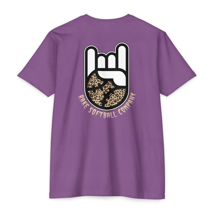 Rake Softball Cheetah Tee - Rake Baseball Company - RAKE BASEBALL | BASEBALL T-SHIRT | BASEBALL CLOTHING | GOOD VIBES ONLY