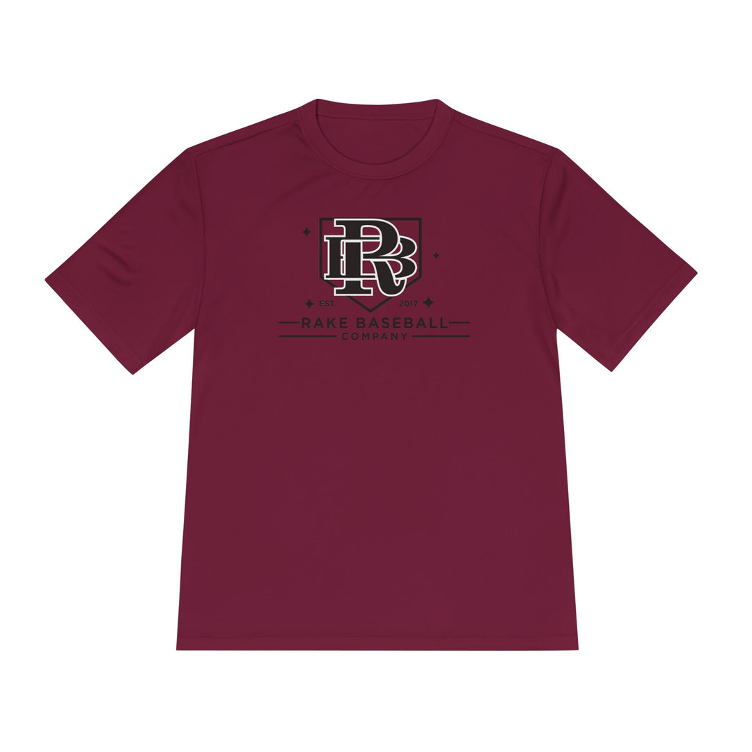 Rake Baseball Homeplate Tee Dry Fit Tee - Rake Baseball Company - RAKE BASEBALL | BASEBALL T-SHIRT | BASEBALL CLOTHING | GOOD VIBES ONLY