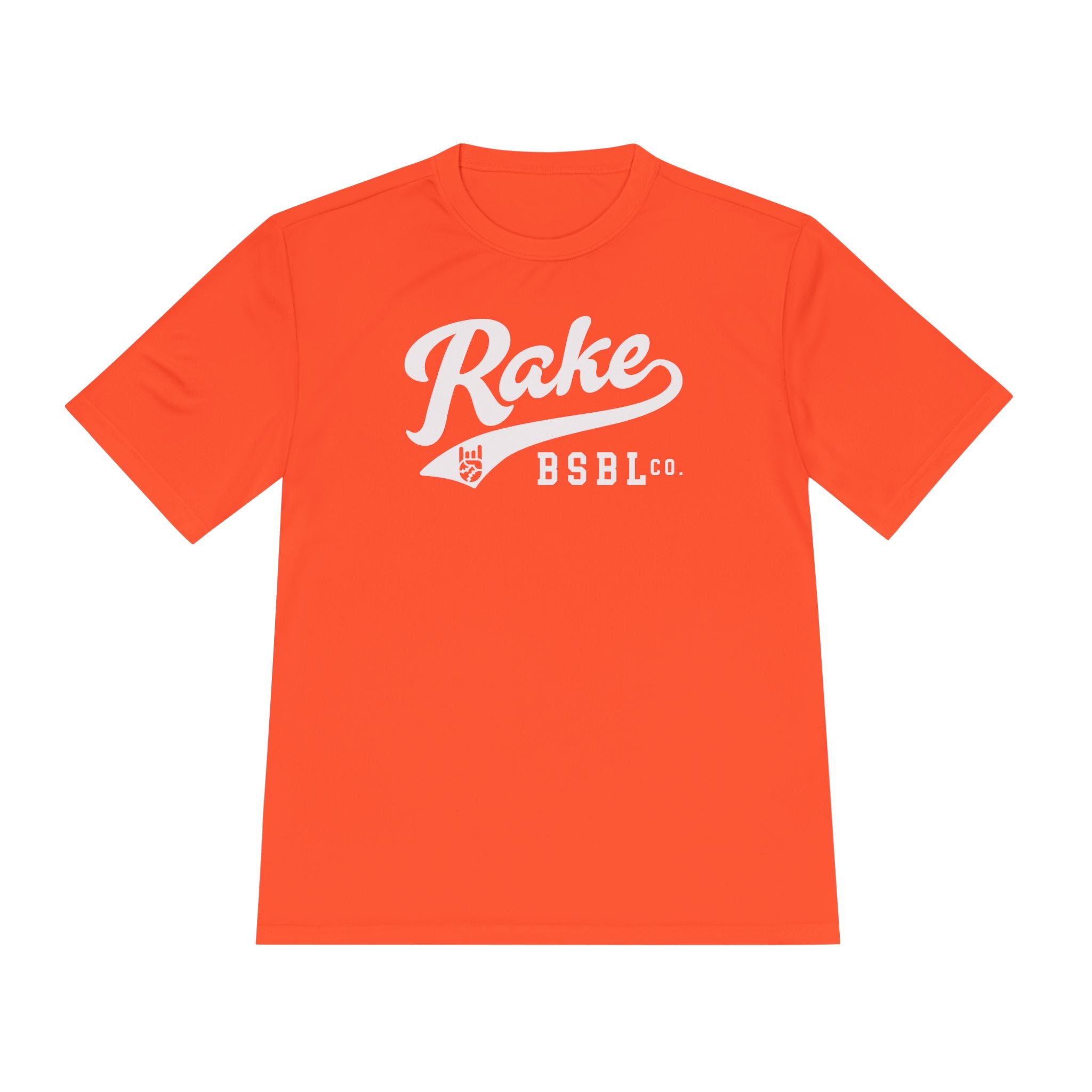 Rake Script Dry Fit Tee - Rake Baseball Company - RAKE BASEBALL | BASEBALL T-SHIRT | BASEBALL CLOTHING | GOOD VIBES ONLY