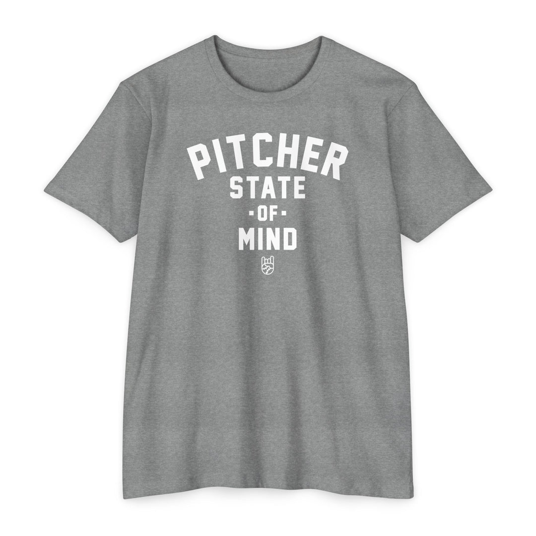 Pitcher State of Mind Tee - Rake Baseball Company - RAKE BASEBALL | BASEBALL T-SHIRT | BASEBALL CLOTHING | GOOD VIBES ONLY