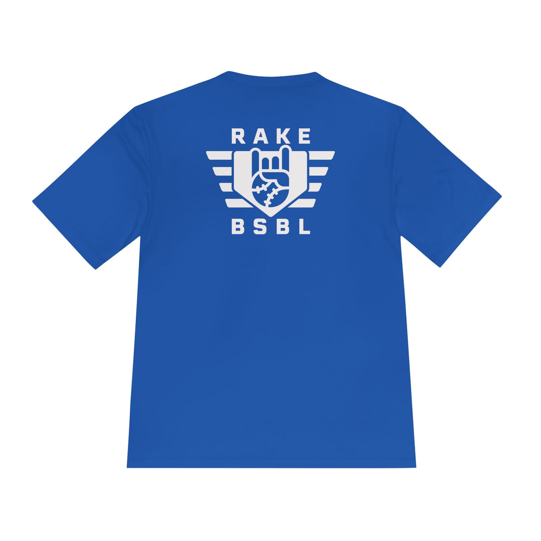 Rake Flag Dry Fit Tee - Rake Baseball Company - RAKE BASEBALL | BASEBALL T-SHIRT | BASEBALL CLOTHING | GOOD VIBES ONLY