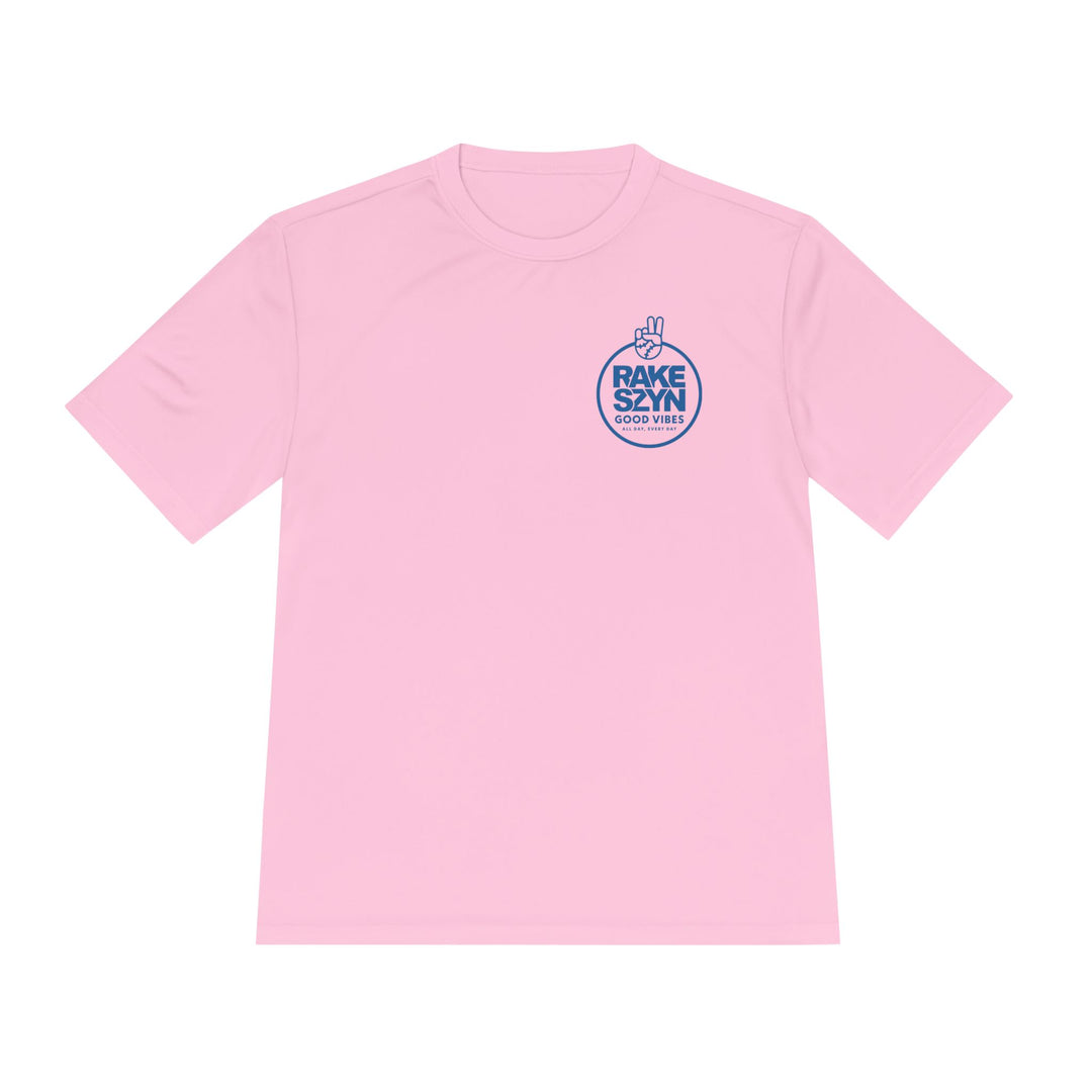 Rake SZYN Dry Fit Tee - Rake Baseball Company - RAKE BASEBALL | BASEBALL T-SHIRT | BASEBALL CLOTHING | GOOD VIBES ONLY