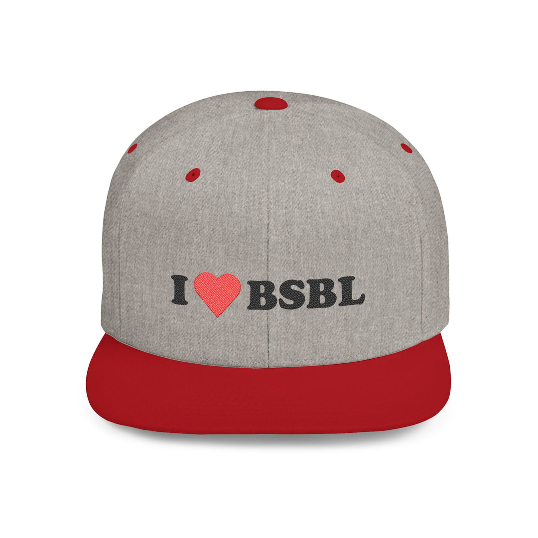 I Heart BSBL Snapback Hat