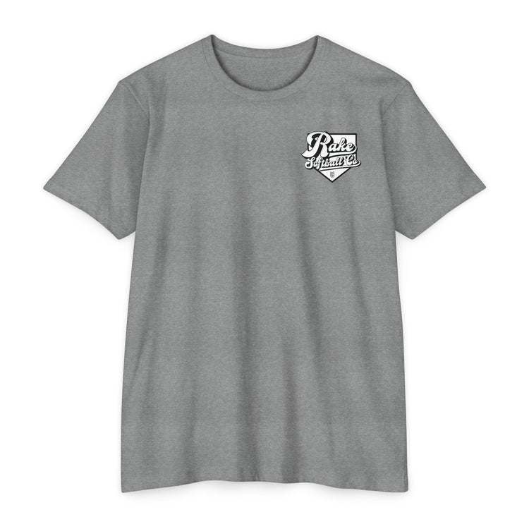 Rake Softball Co. Tee - Rake Baseball Company - RAKE BASEBALL | BASEBALL T-SHIRT | BASEBALL CLOTHING | GOOD VIBES ONLY