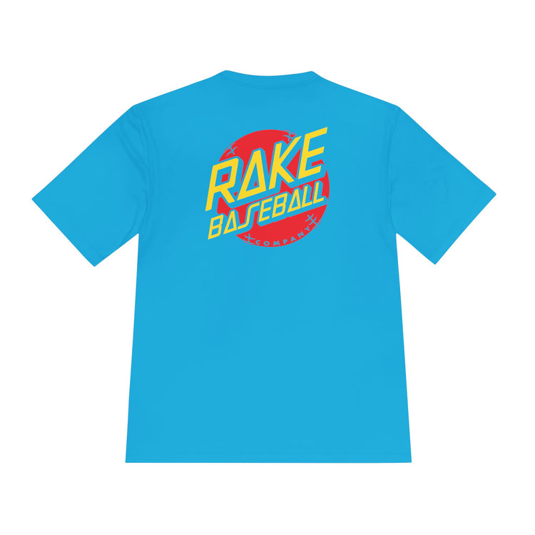 Rake Dot Dry Fit Tee - Rake Baseball Company - RAKE BASEBALL | BASEBALL T-SHIRT | BASEBALL CLOTHING | GOOD VIBES ONLY