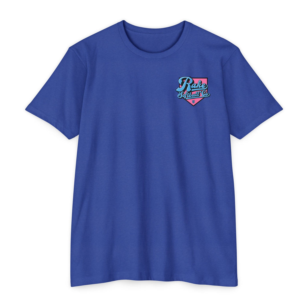 Rake Softball Co. Tee - Rake Baseball Company - RAKE BASEBALL | BASEBALL T-SHIRT | BASEBALL CLOTHING | GOOD VIBES ONLY