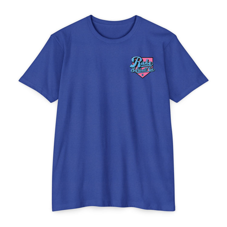 Rake Softball Co. Tee - Rake Baseball Company - RAKE BASEBALL | BASEBALL T-SHIRT | BASEBALL CLOTHING | GOOD VIBES ONLY