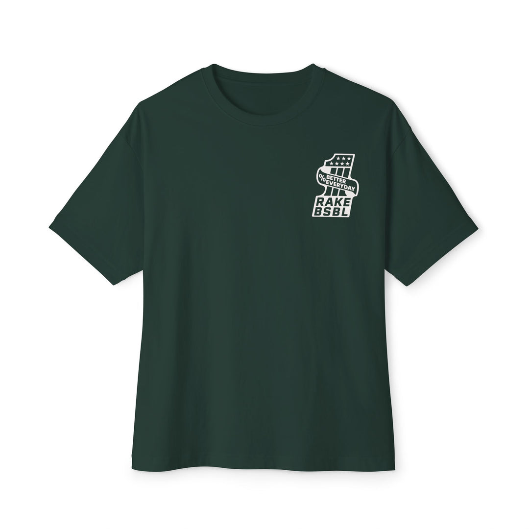 One Percent Better Oversized Tee