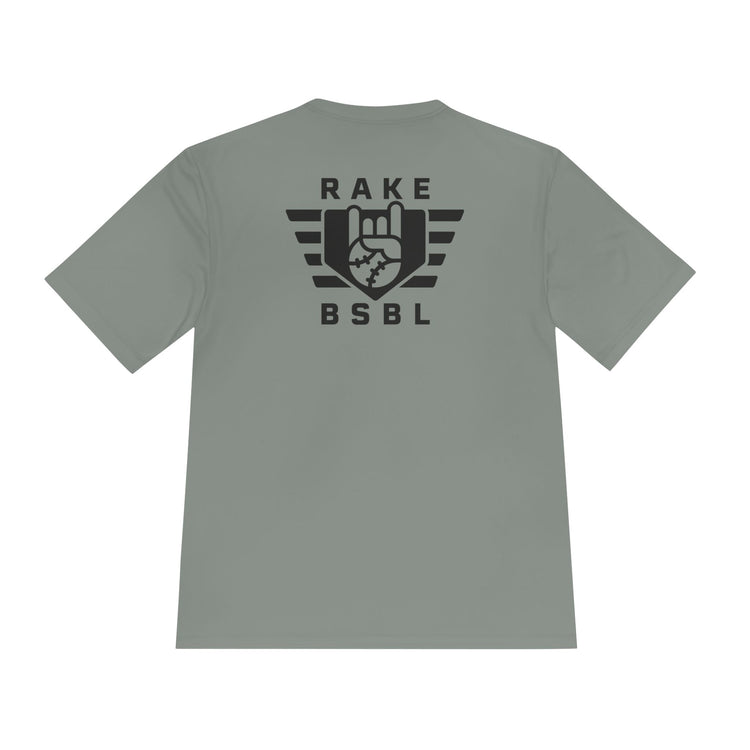 Rake Flag Dry Fit Tee - Rake Baseball Company - RAKE BASEBALL | BASEBALL T-SHIRT | BASEBALL CLOTHING | GOOD VIBES ONLY