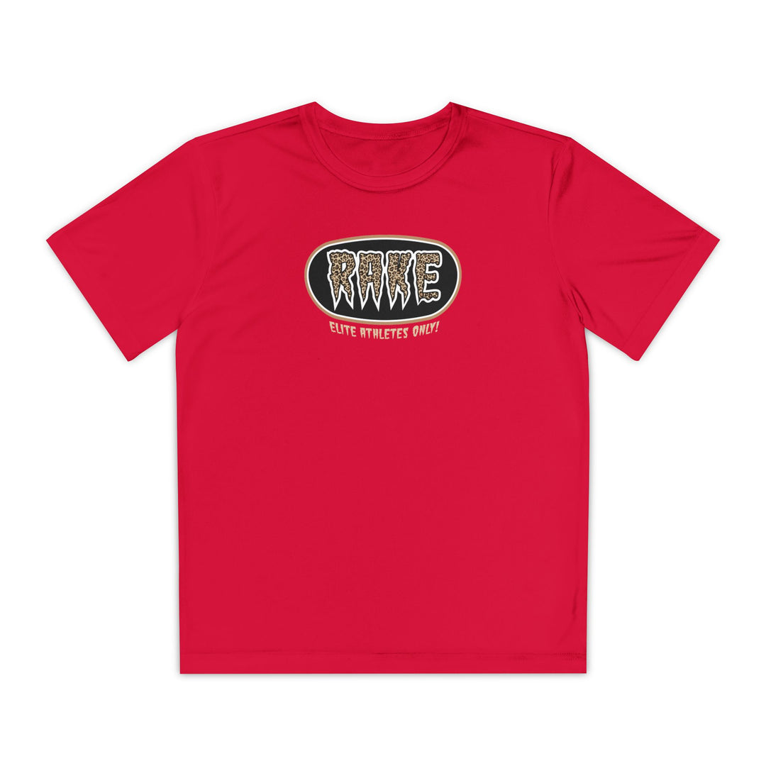 Kids Rake Cheetah Softball Company Dry Fit Tee - Rake Baseball Company - RAKE BASEBALL | BASEBALL T-SHIRT | BASEBALL CLOTHING | GOOD VIBES ONLY