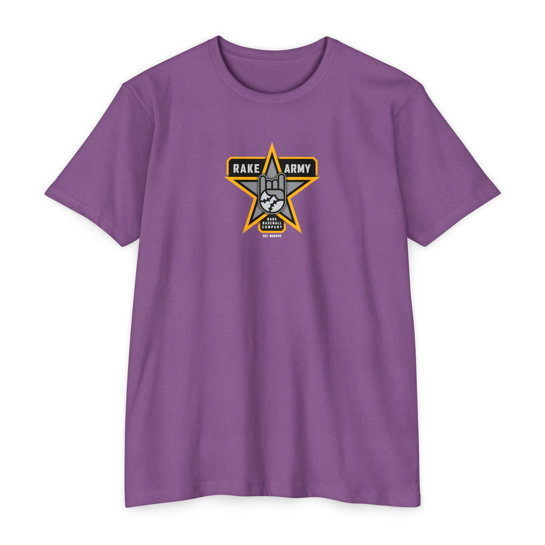 Rake Army Tee - Rake Baseball Company - RAKE BASEBALL | BASEBALL T-SHIRT | BASEBALL CLOTHING | GOOD VIBES ONLY