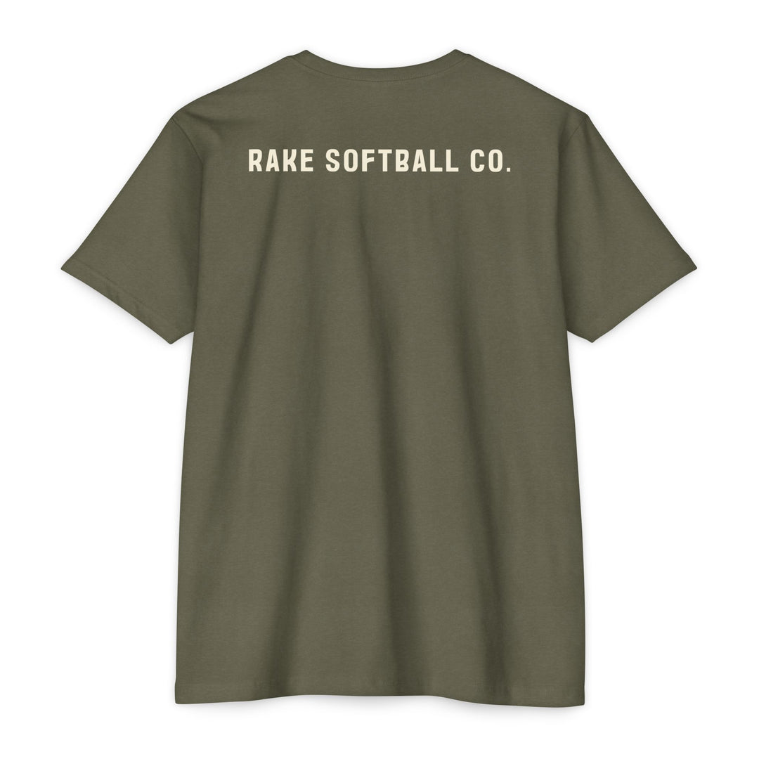 Built to Rake Softball Tee - Rake Baseball Company - RAKE BASEBALL | BASEBALL T-SHIRT | BASEBALL CLOTHING | GOOD VIBES ONLY