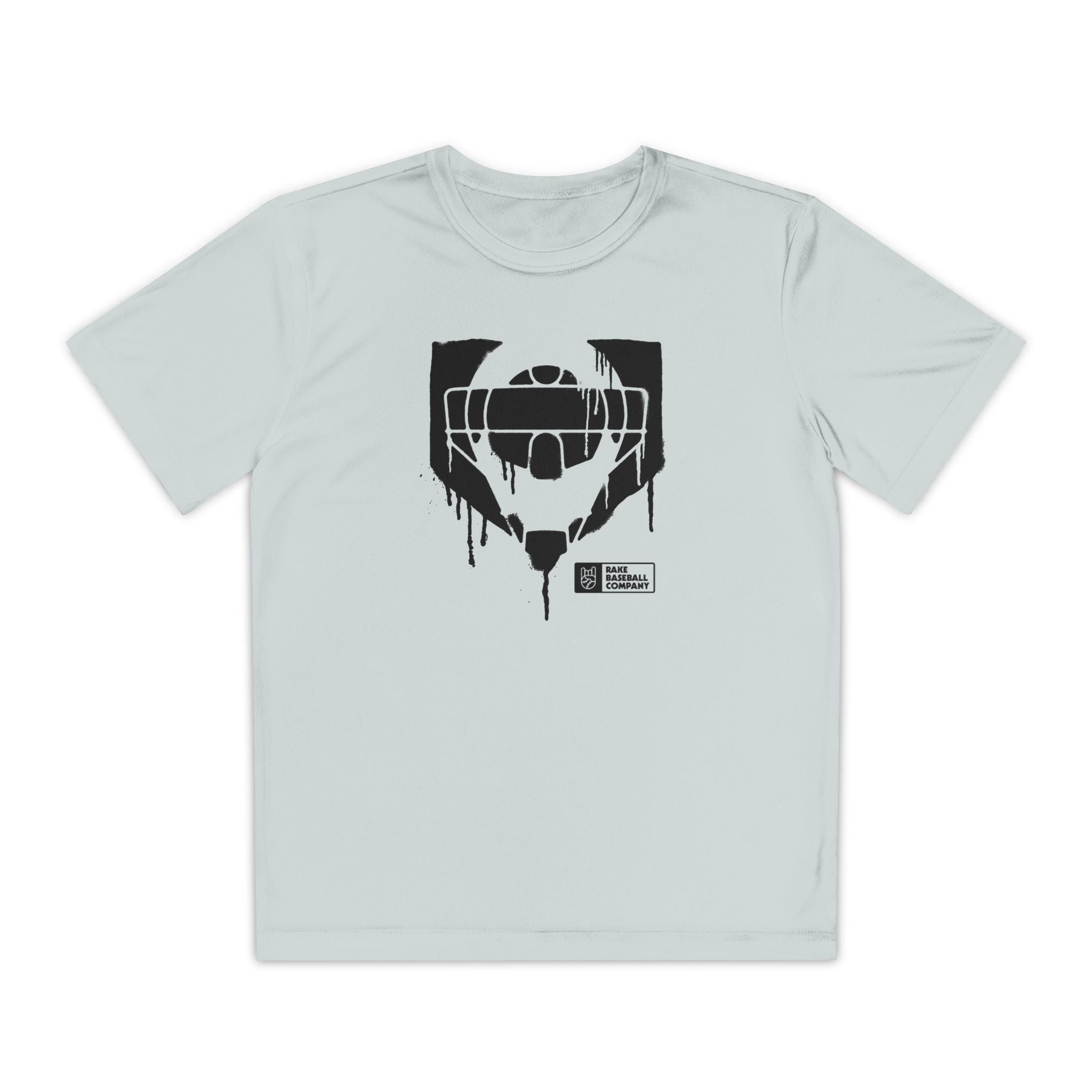 Kids Catcher's Drip Dry Fit Tee - Rake Baseball Company - RAKE BASEBALL | BASEBALL T-SHIRT | BASEBALL CLOTHING | GOOD VIBES ONLY