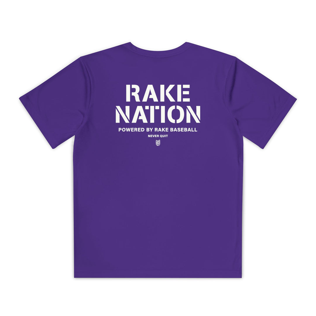 Kids Rake Nation Dry Fit Tee