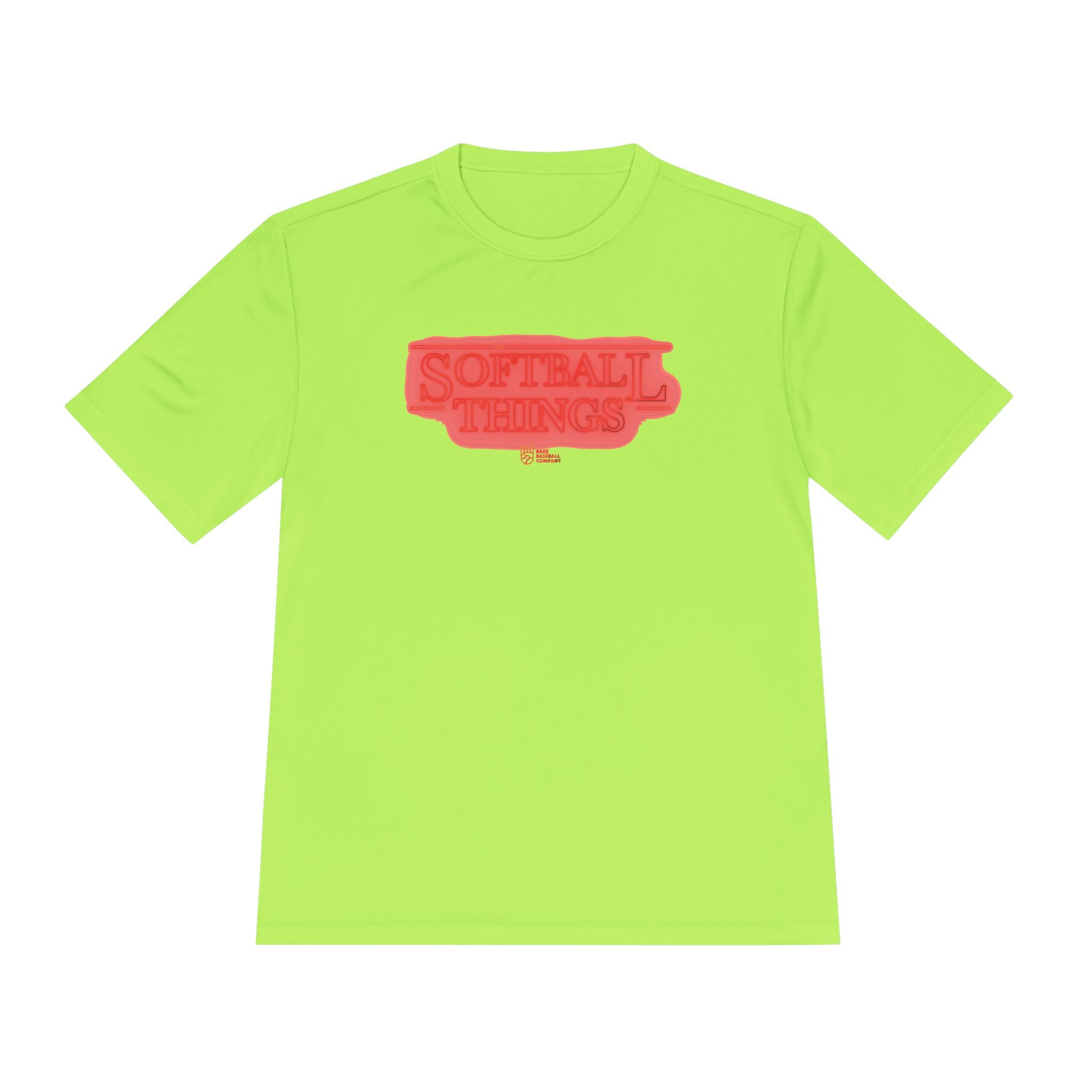 Softball Things Dry Fit Tee - Rake Baseball Company - RAKE BASEBALL | BASEBALL T-SHIRT | BASEBALL CLOTHING | GOOD VIBES ONLY