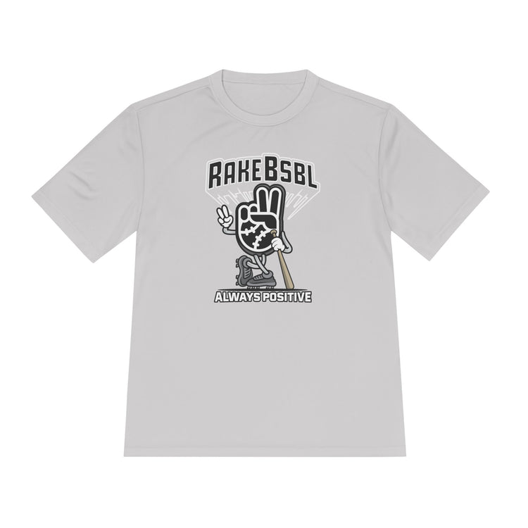 Always Positive Vibes Dry Fit Tee - Rake Baseball Company - RAKE BASEBALL | BASEBALL T-SHIRT | BASEBALL CLOTHING | GOOD VIBES ONLY