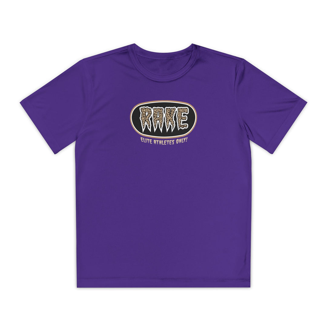 Kids Rake Cheetah Softball Company Dry Fit Tee - Rake Baseball Company - RAKE BASEBALL | BASEBALL T-SHIRT | BASEBALL CLOTHING | GOOD VIBES ONLY