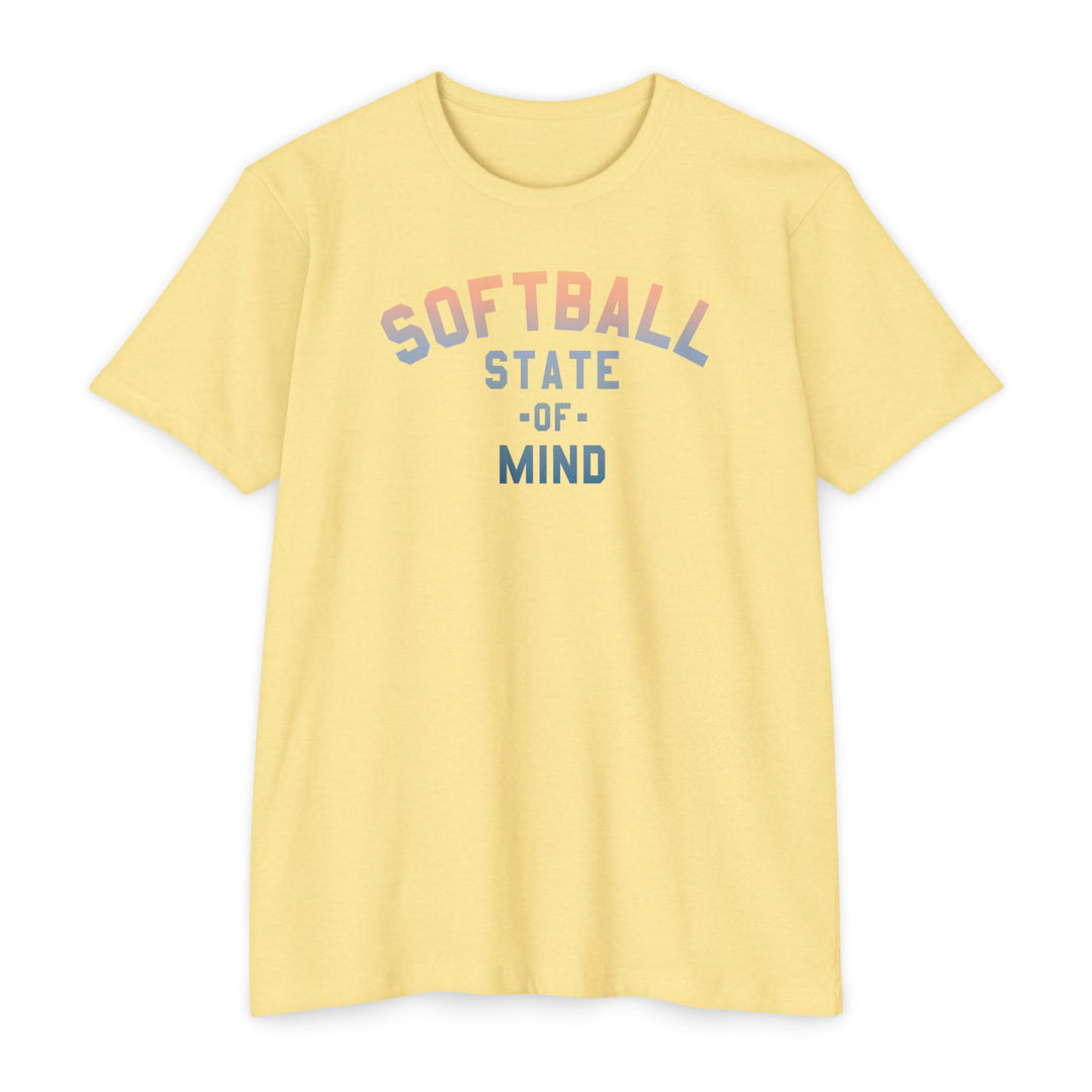 Softball State Of Mind Tee - Rake Baseball Company - RAKE BASEBALL | BASEBALL T-SHIRT | BASEBALL CLOTHING | GOOD VIBES ONLY