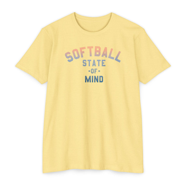 Softball State Of Mind Tee - Rake Baseball Company - RAKE BASEBALL | BASEBALL T-SHIRT | BASEBALL CLOTHING | GOOD VIBES ONLY