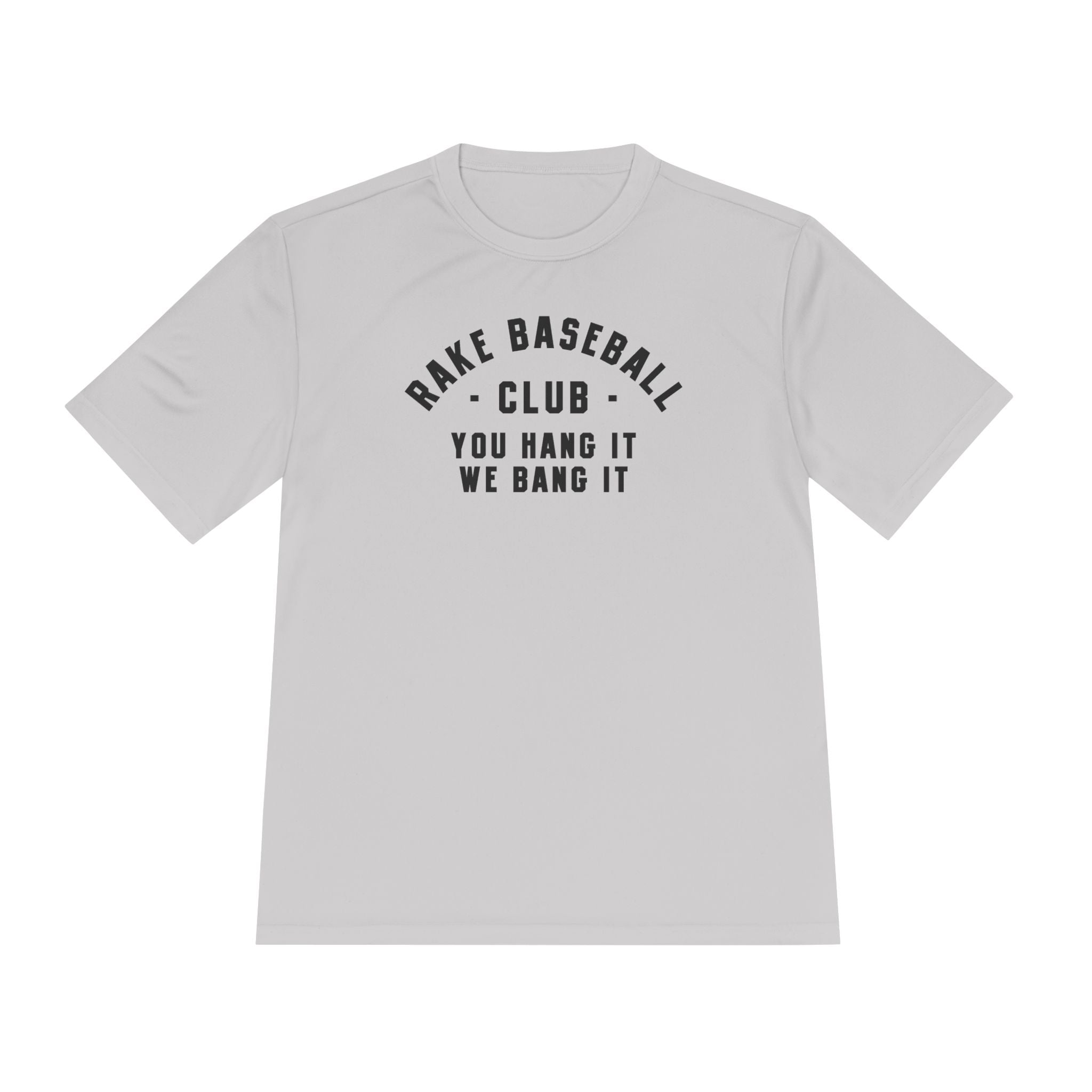 Rake Baseball Club Dry Fit Tee - Rake Baseball Company - RAKE BASEBALL | BASEBALL T-SHIRT | BASEBALL CLOTHING | GOOD VIBES ONLY