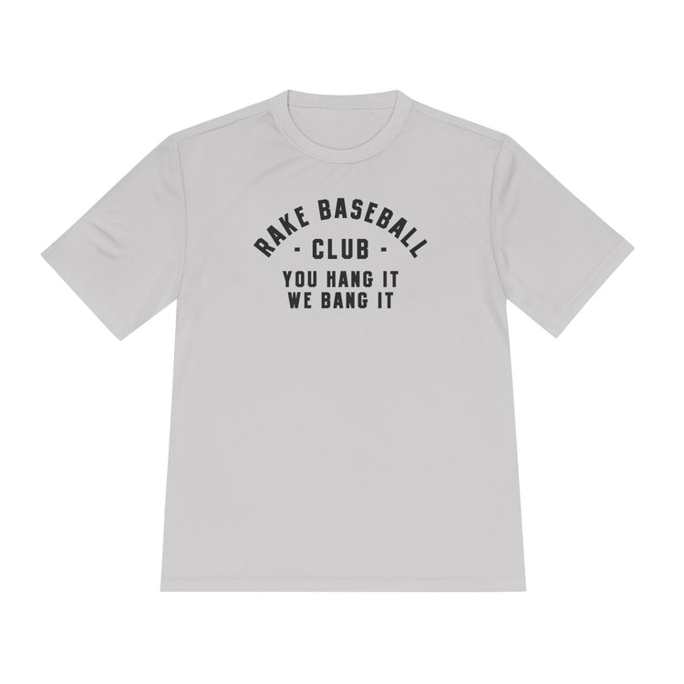 Rake Baseball Club Dry Fit Tee - Rake Baseball Company - RAKE BASEBALL | BASEBALL T-SHIRT | BASEBALL CLOTHING | GOOD VIBES ONLY