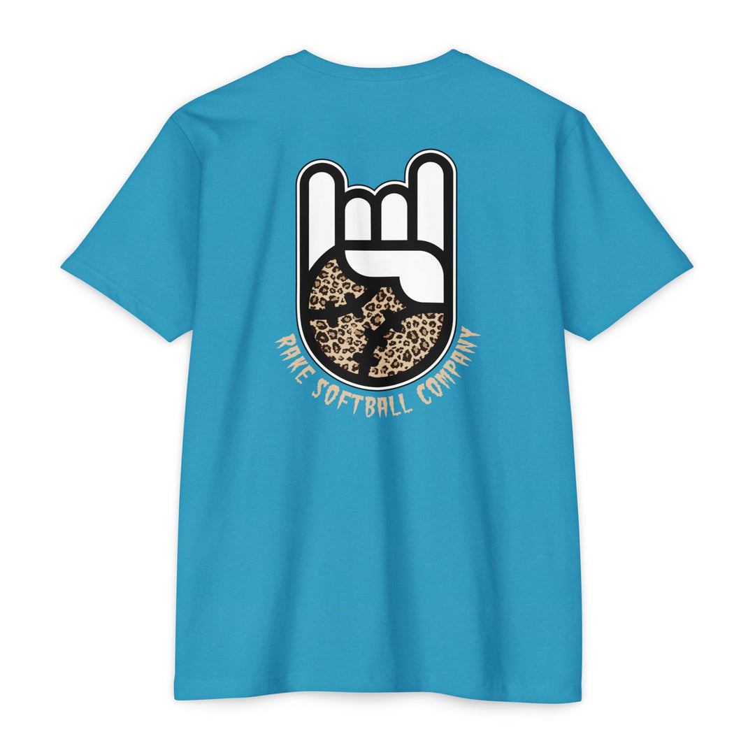 Rake Softball Cheetah Tee - Rake Baseball Company - RAKE BASEBALL | BASEBALL T-SHIRT | BASEBALL CLOTHING | GOOD VIBES ONLY