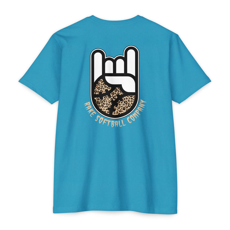 Rake Softball Cheetah Tee - Rake Baseball Company - RAKE BASEBALL | BASEBALL T-SHIRT | BASEBALL CLOTHING | GOOD VIBES ONLY
