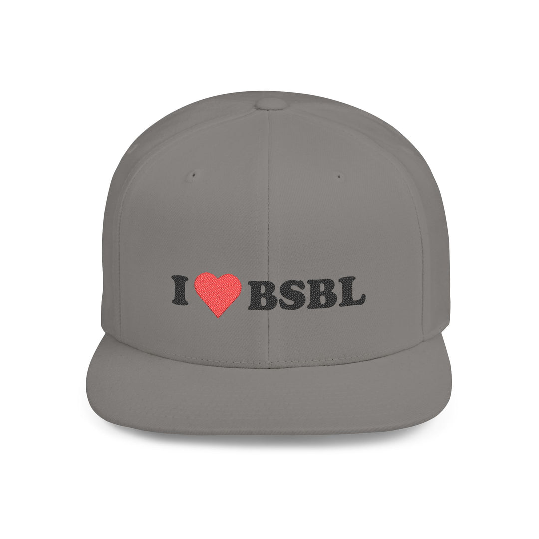 I Heart BSBL Snapback Hat