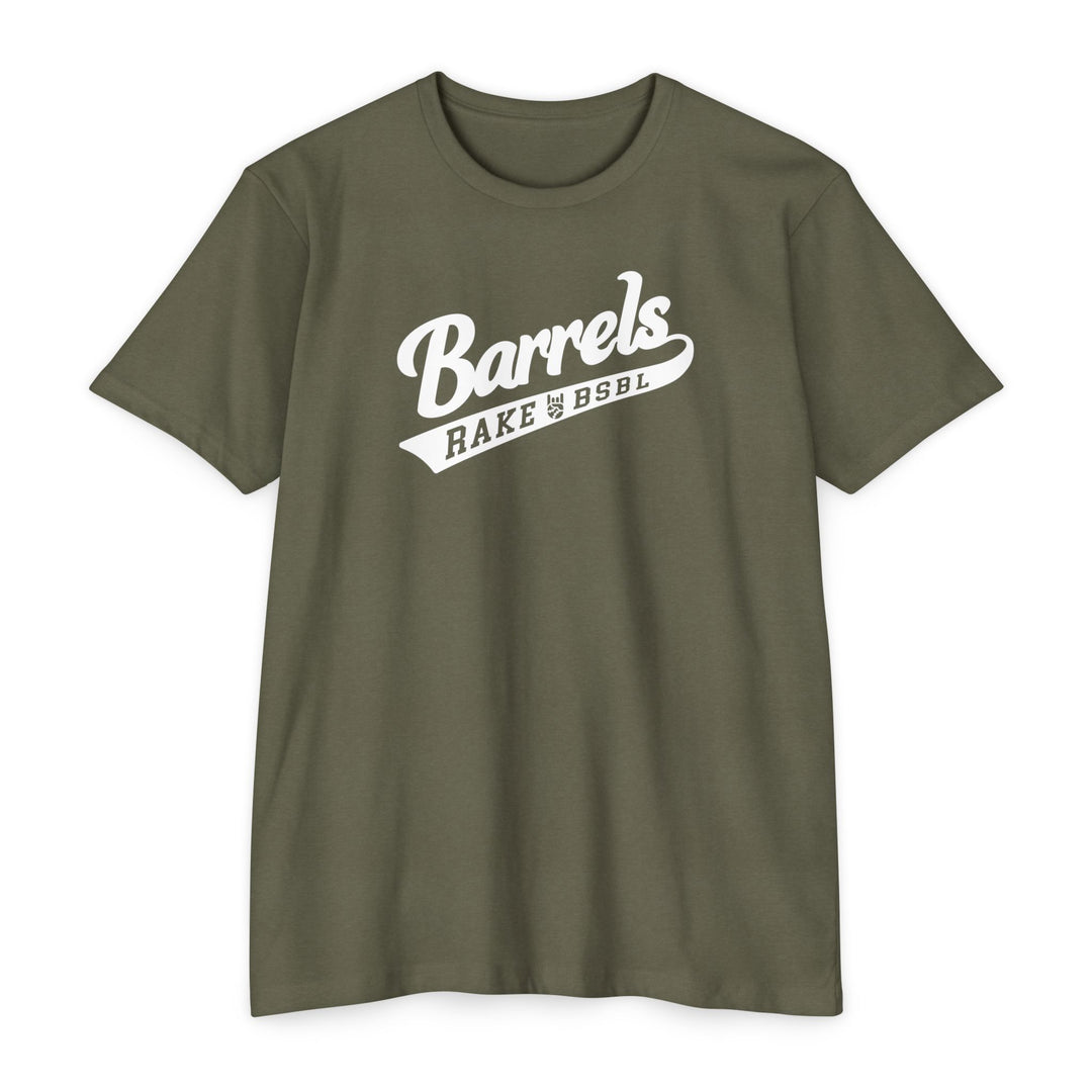Barrels Tee - Rake Baseball Company - RAKE BASEBALL | BASEBALL T-SHIRT | BASEBALL CLOTHING | GOOD VIBES ONLY