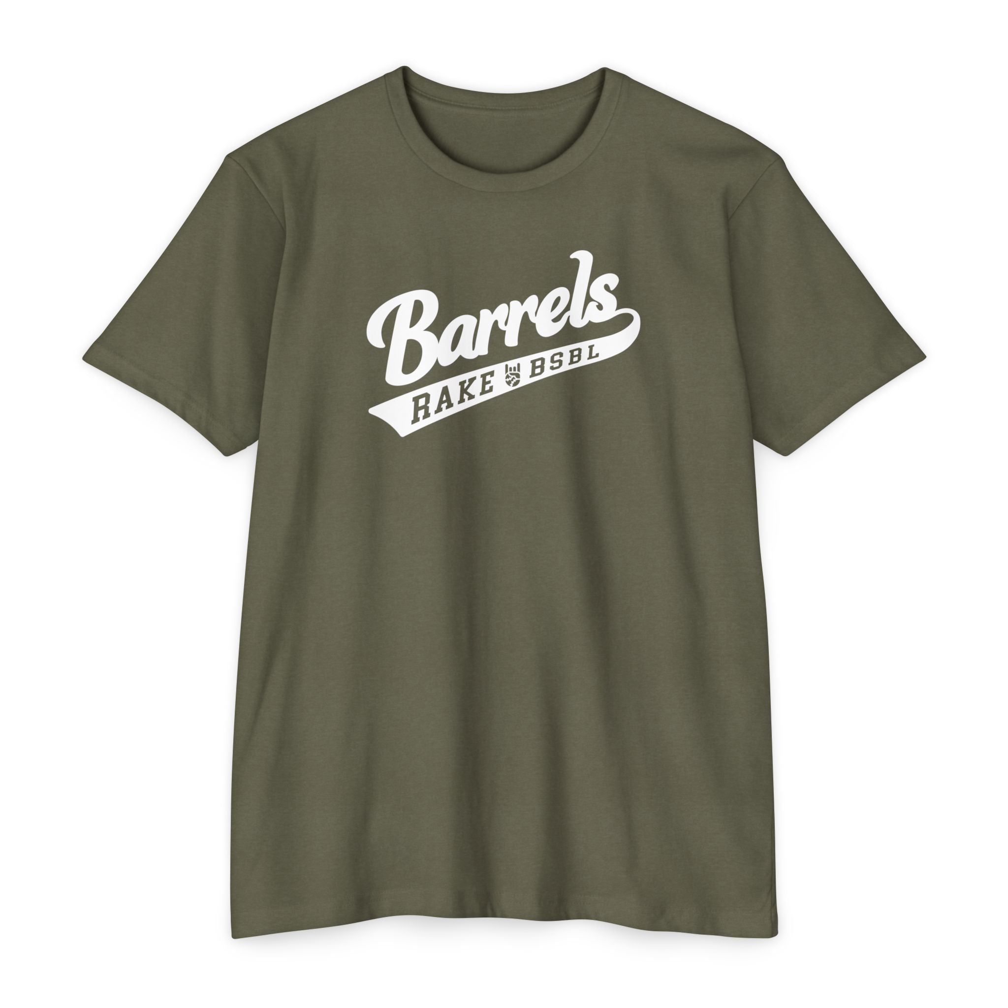 Barrels Tee - Rake Baseball Company - RAKE BASEBALL | BASEBALL T-SHIRT | BASEBALL CLOTHING | GOOD VIBES ONLY