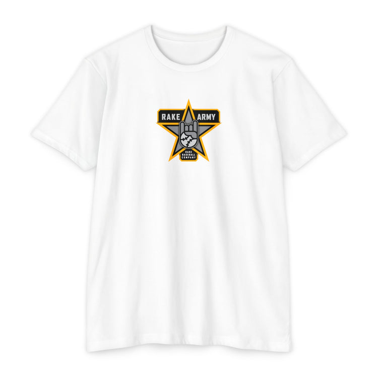 Rake Army Tee - Rake Baseball Company - RAKE BASEBALL | BASEBALL T-SHIRT | BASEBALL CLOTHING | GOOD VIBES ONLY