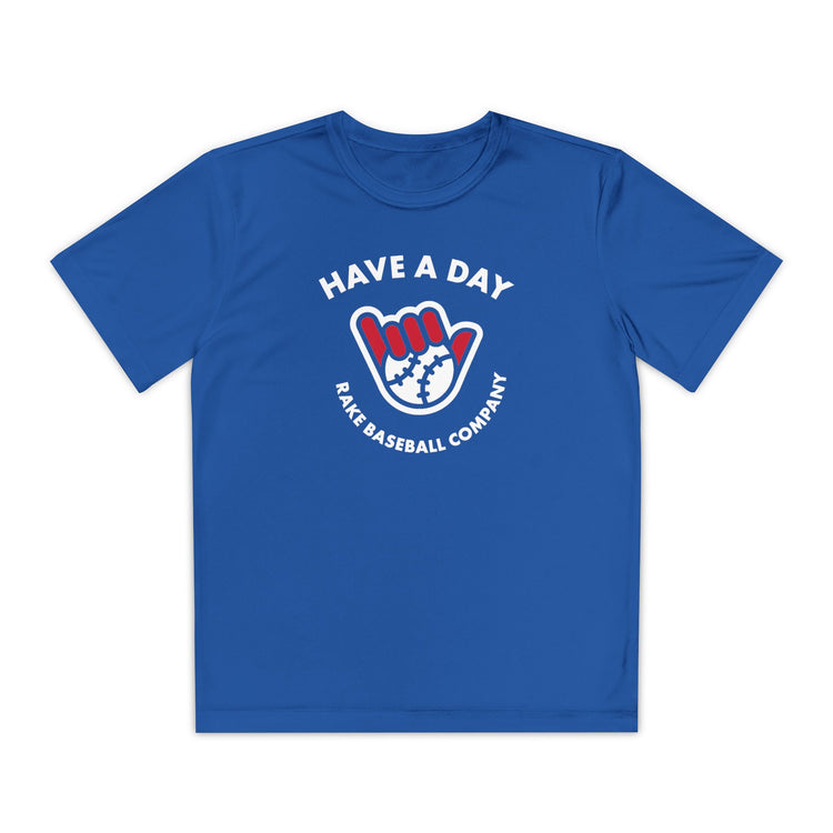 Kids Have A Day Dry Fit Tee - Rake Baseball Company - RAKE BASEBALL | BASEBALL T-SHIRT | BASEBALL CLOTHING | GOOD VIBES ONLY