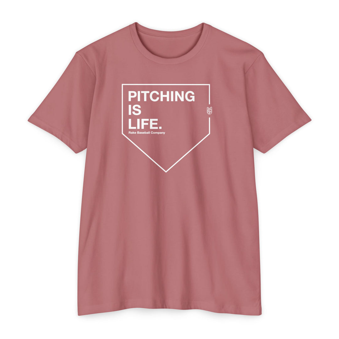 Pitching is Life Baseball Tee