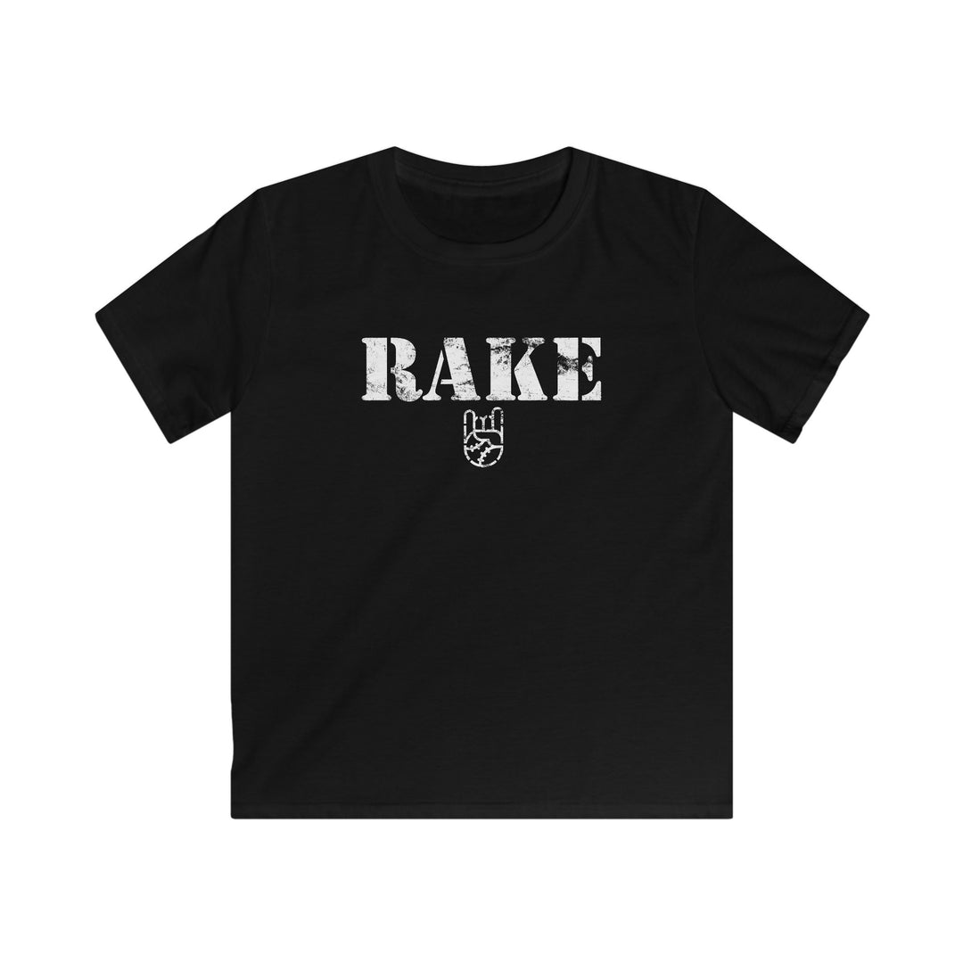 Kids Rake Stencil Tee - Rake Baseball Company - RAKE BASEBALL | BASEBALL T-SHIRT | BASEBALL CLOTHING | GOOD VIBES ONLY