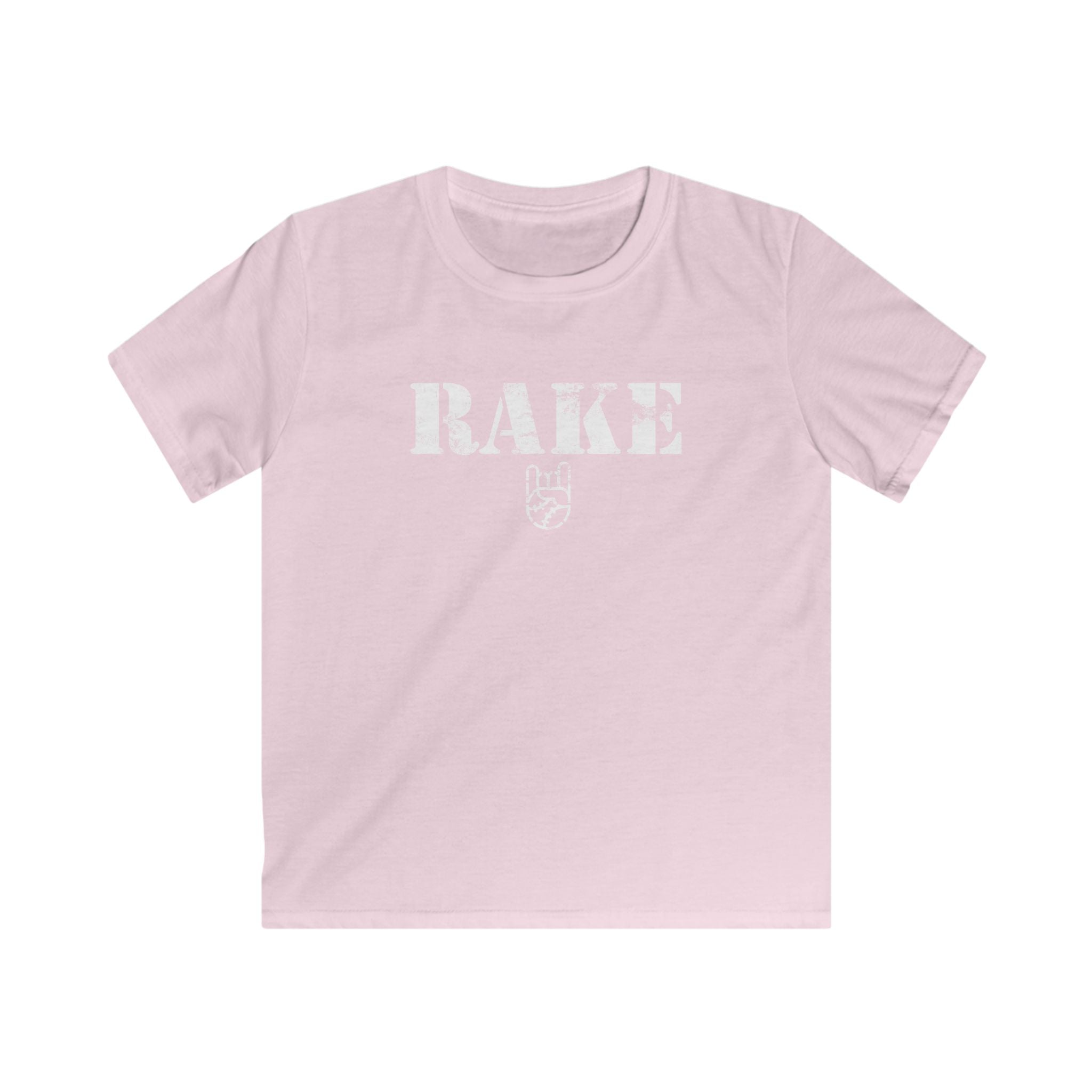 Kids Rake Stencil Tee - Rake Baseball Company - RAKE BASEBALL | BASEBALL T-SHIRT | BASEBALL CLOTHING | GOOD VIBES ONLY