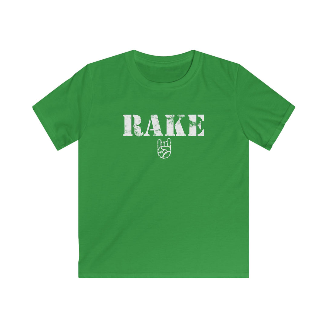 Kids Rake Stencil Tee - Rake Baseball Company - RAKE BASEBALL | BASEBALL T-SHIRT | BASEBALL CLOTHING | GOOD VIBES ONLY