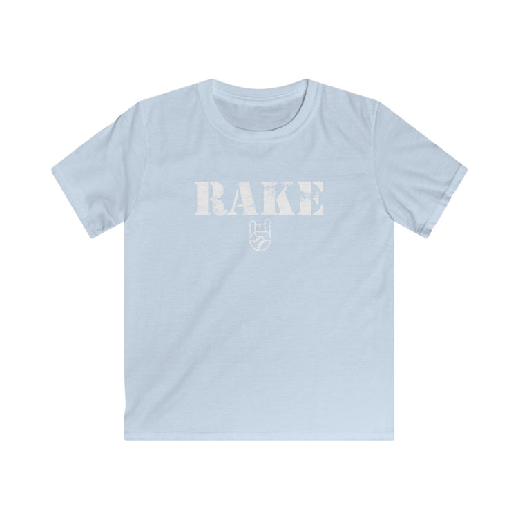 Kids Rake Stencil Tee - Rake Baseball Company - RAKE BASEBALL | BASEBALL T-SHIRT | BASEBALL CLOTHING | GOOD VIBES ONLY