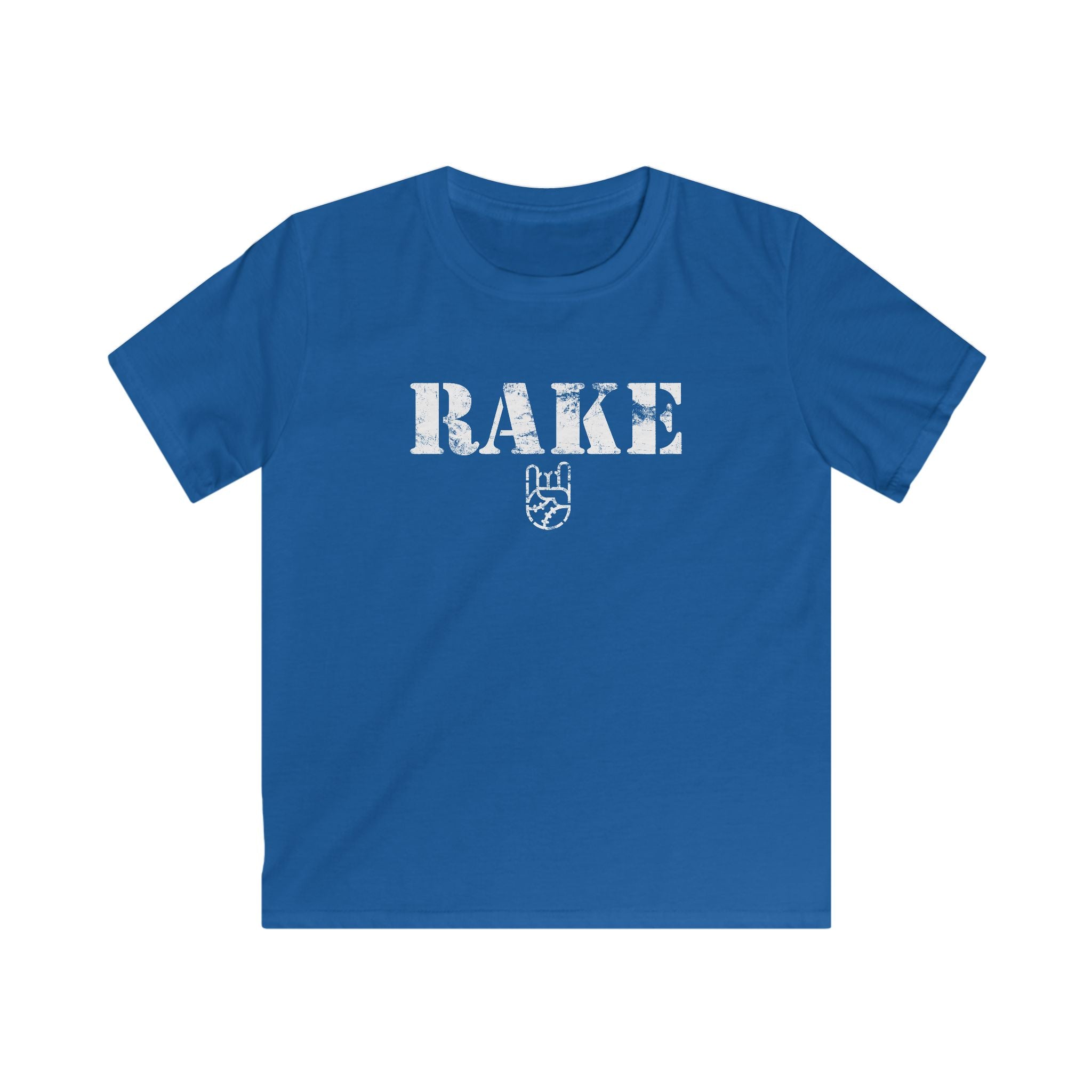 Kids Rake Stencil Tee - Rake Baseball Company - RAKE BASEBALL | BASEBALL T-SHIRT | BASEBALL CLOTHING | GOOD VIBES ONLY