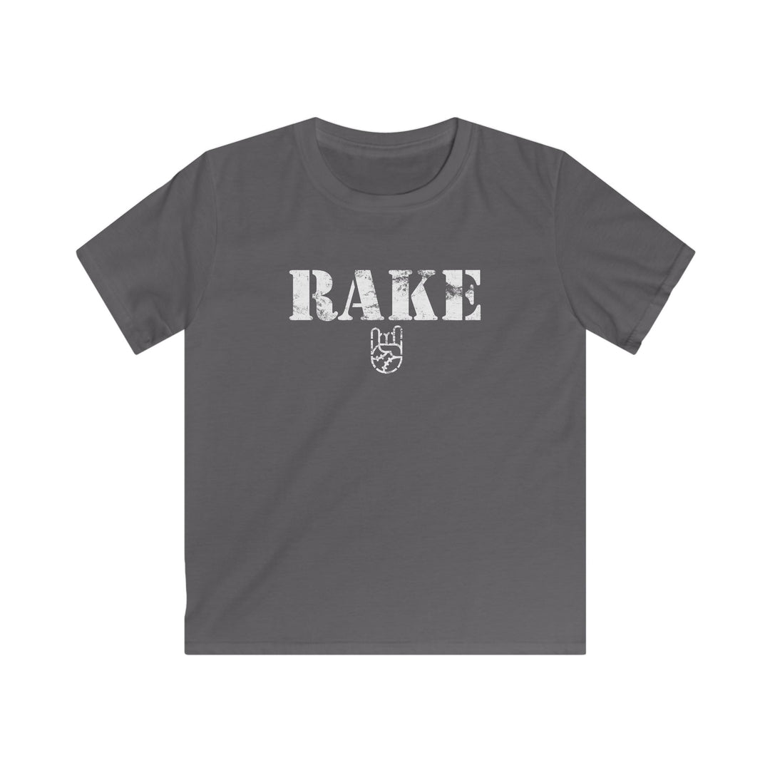 Kids Rake Stencil Tee - Rake Baseball Company - RAKE BASEBALL | BASEBALL T-SHIRT | BASEBALL CLOTHING | GOOD VIBES ONLY
