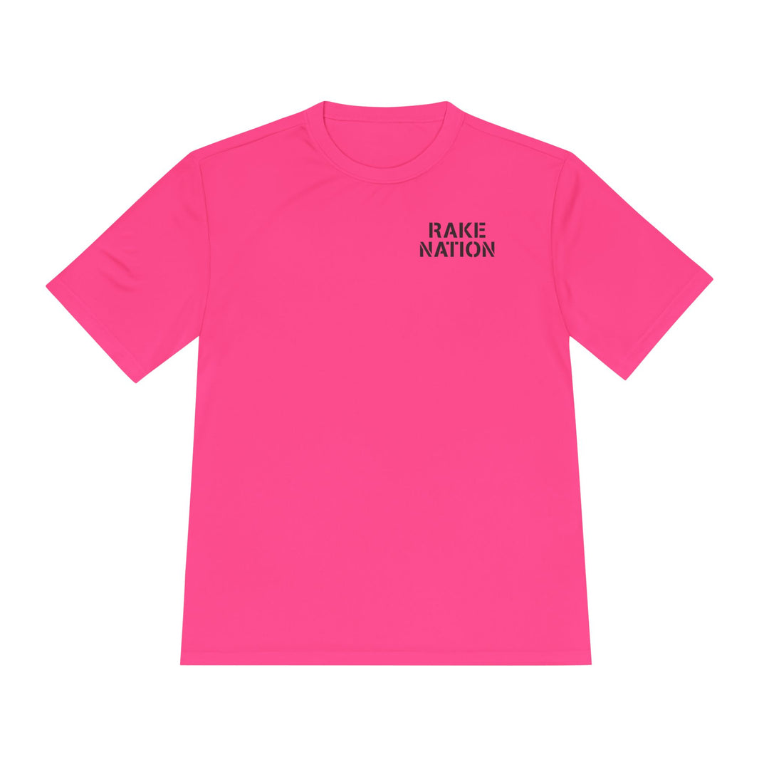 Rake Nation Dry Fit Tee - Rake Baseball Company - RAKE BASEBALL | BASEBALL T-SHIRT | BASEBALL CLOTHING | GOOD VIBES ONLY