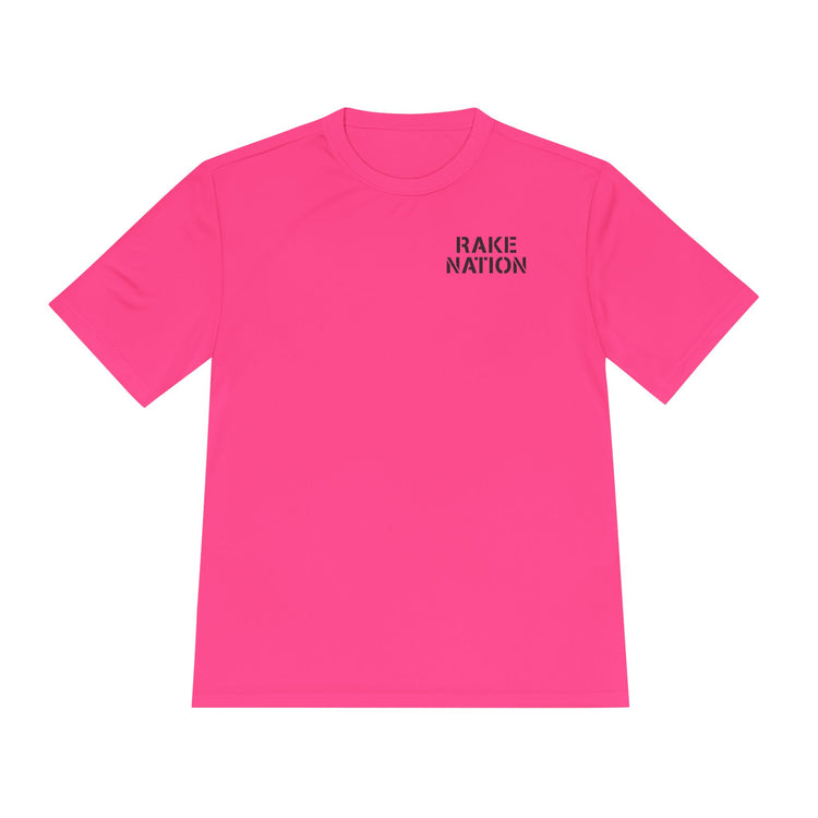 Rake Nation Dry Fit Tee - Rake Baseball Company - RAKE BASEBALL | BASEBALL T-SHIRT | BASEBALL CLOTHING | GOOD VIBES ONLY