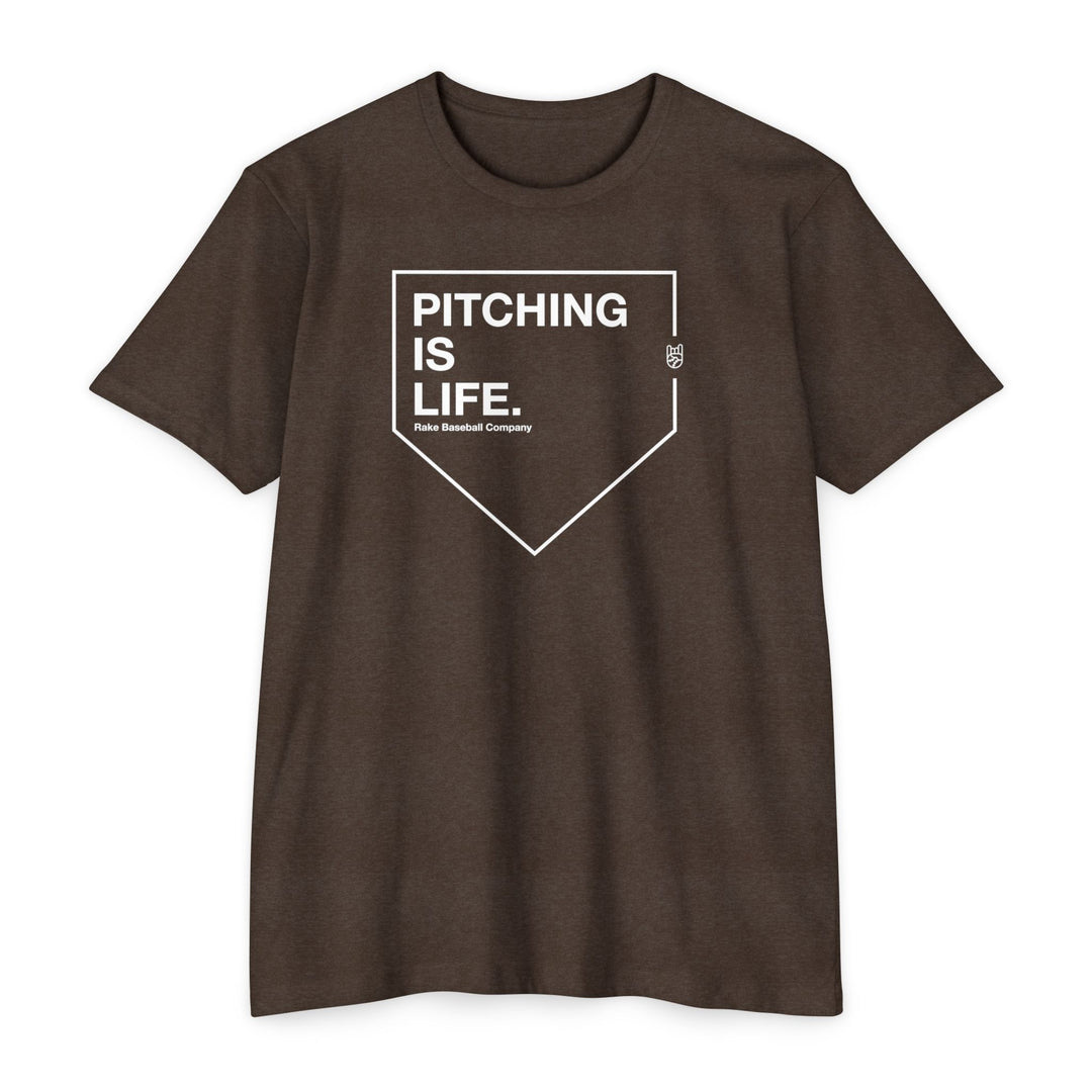 Pitching is Life Baseball Tee