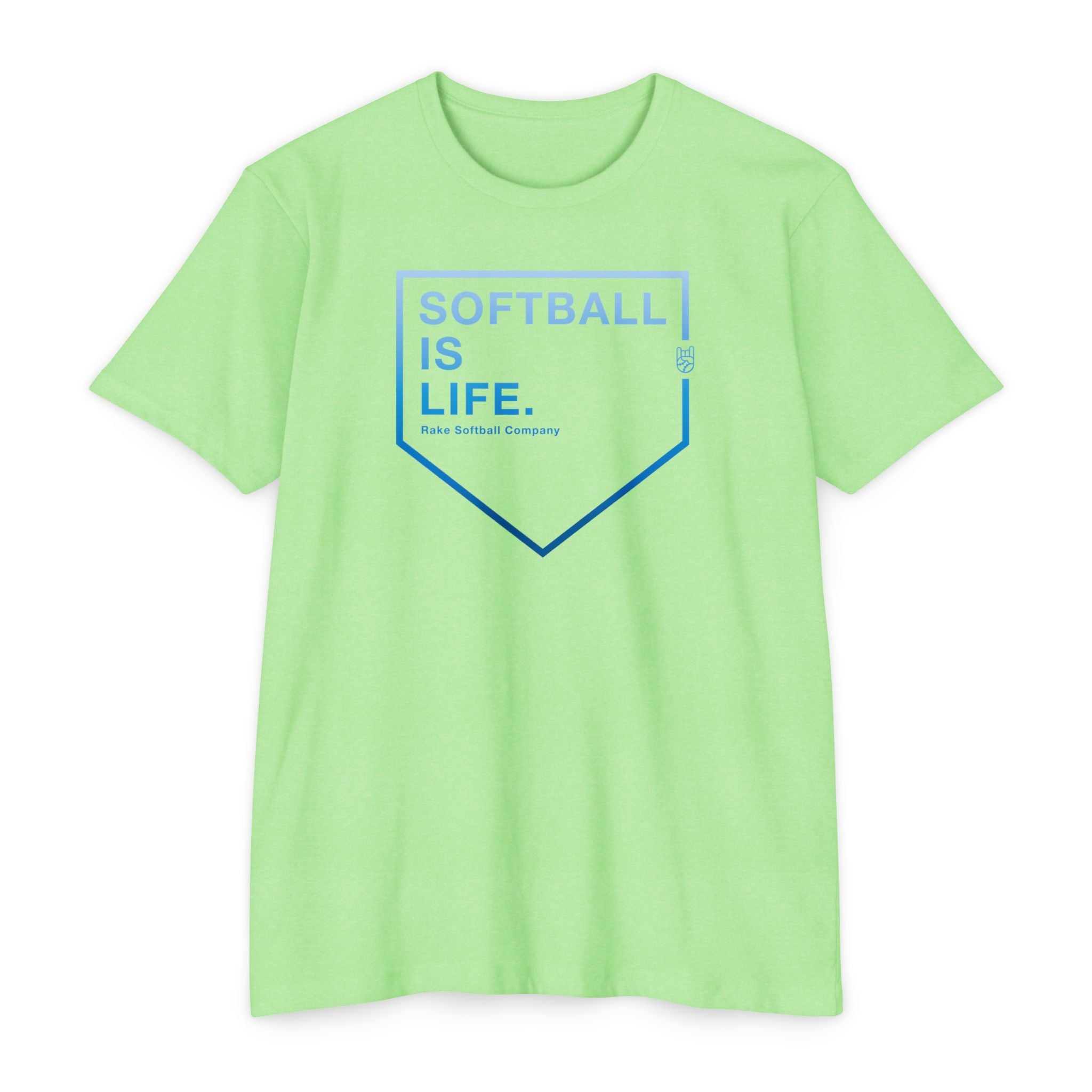 Softball Is Life Tee - Rake Baseball Company - RAKE BASEBALL | BASEBALL T-SHIRT | BASEBALL CLOTHING | GOOD VIBES ONLY