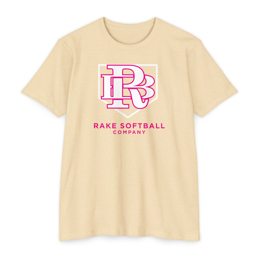 RB Homeplate Softball Tee - Rake Baseball Company - RAKE BASEBALL | BASEBALL T-SHIRT | BASEBALL CLOTHING | GOOD VIBES ONLY