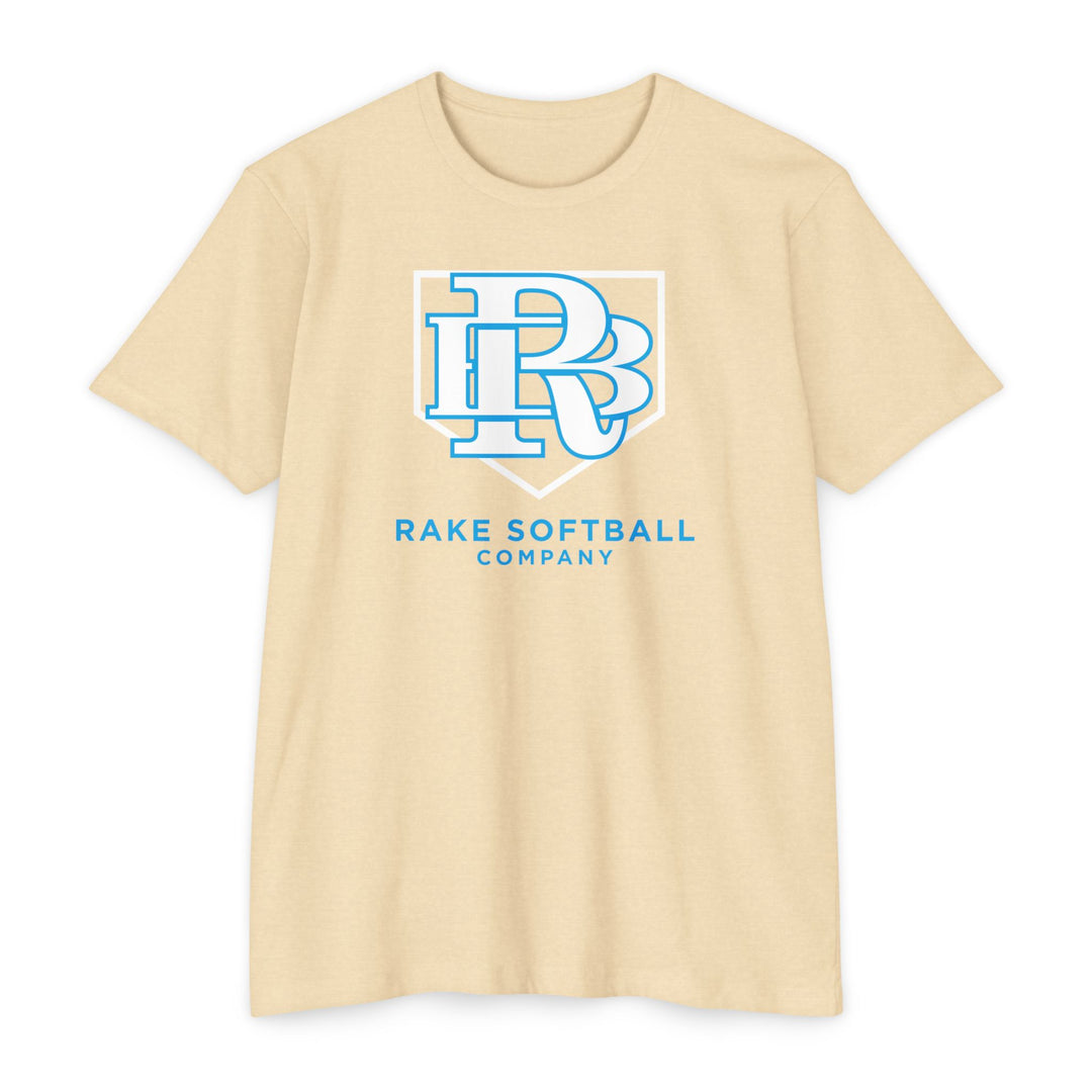 RB Homeplate Softball Tee - Rake Baseball Company - RAKE BASEBALL | BASEBALL T-SHIRT | BASEBALL CLOTHING | GOOD VIBES ONLY