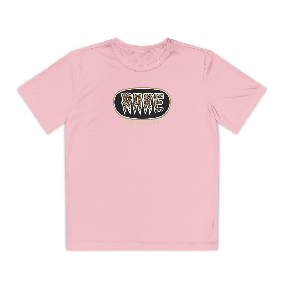 Kids Rake Cheetah Softball Company Dry Fit Tee - Rake Baseball Company - RAKE BASEBALL | BASEBALL T-SHIRT | BASEBALL CLOTHING | GOOD VIBES ONLY