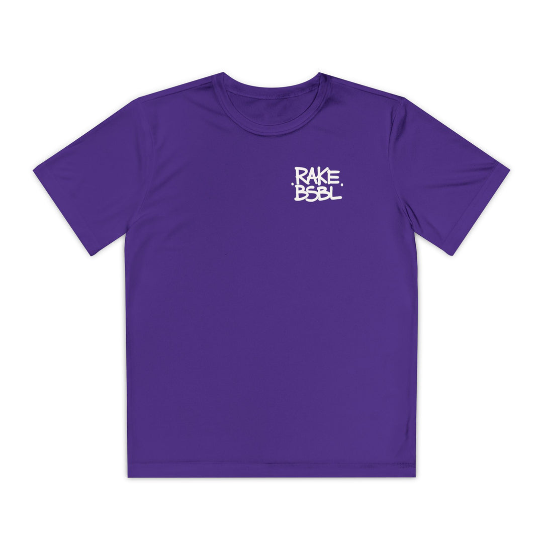 Kids Positive Mental Attitude Dry Fit Tee - Rake Baseball Company - RAKE BASEBALL | BASEBALL T-SHIRT | BASEBALL CLOTHING | GOOD VIBES ONLY